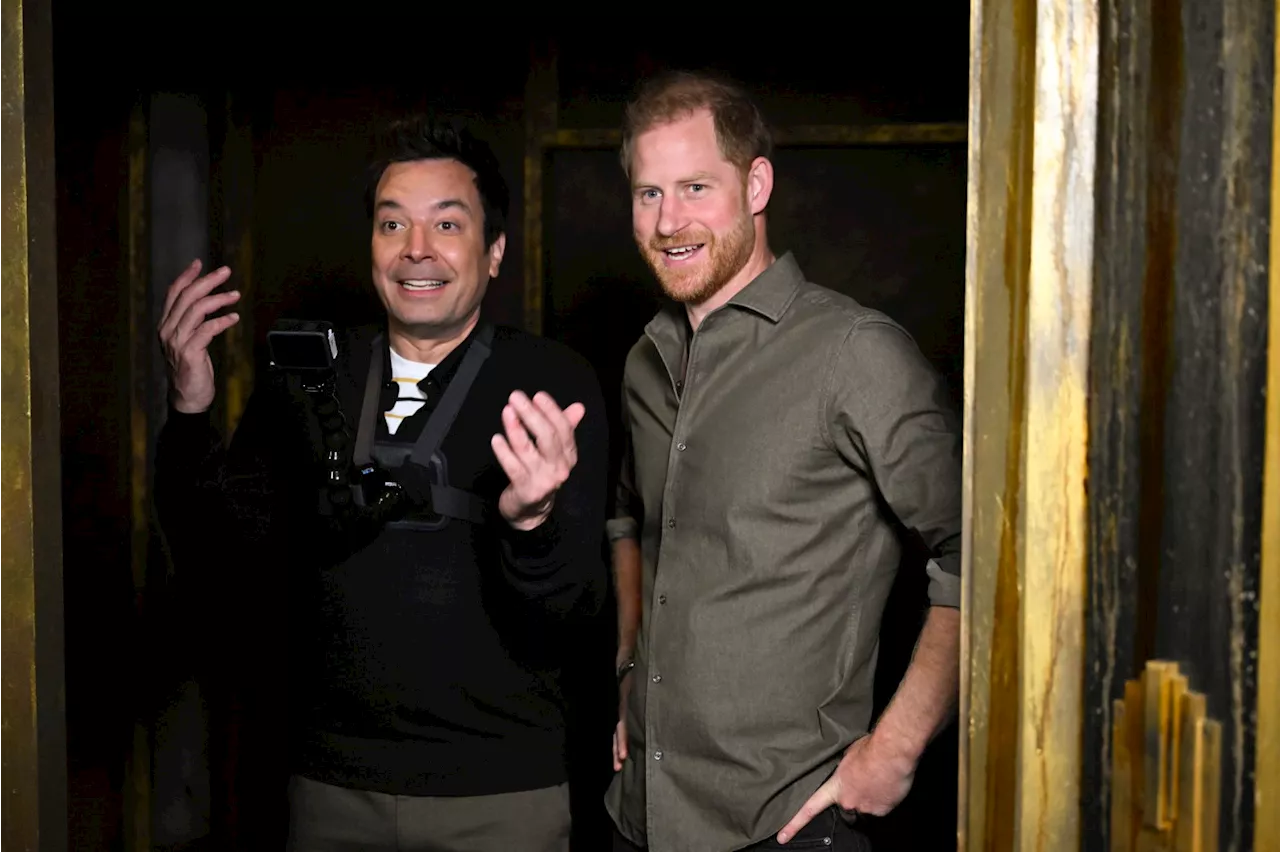 Watch Jimmy Fallon Inexplicably Subject Prince Harry to a Haunted House