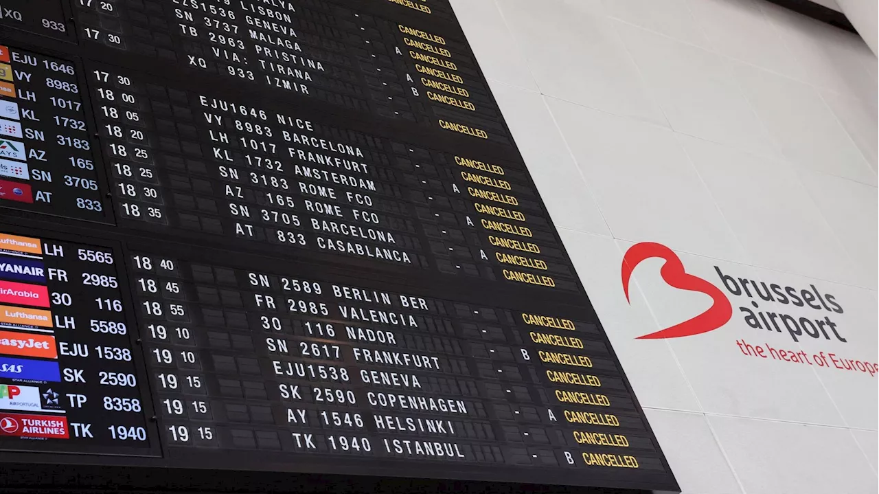 Brussels Airport : tous les vols du 1er octobre sont annulés en raison d'une manifestation