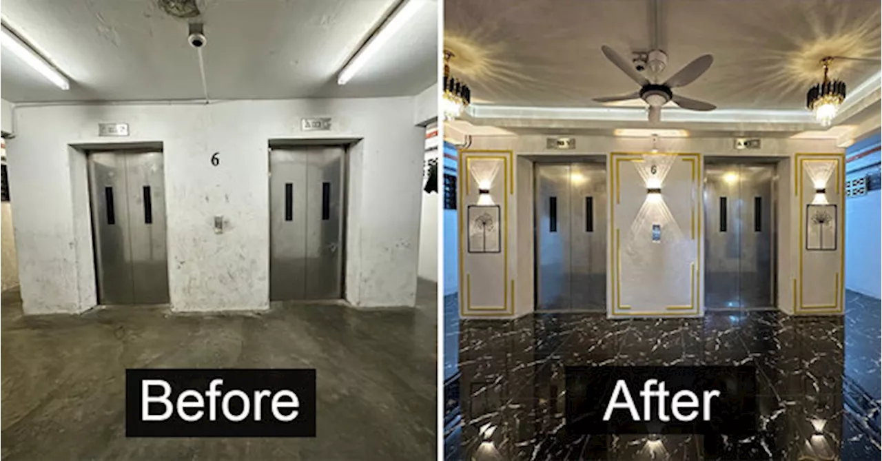 Here's How PPR Flat Residents Turned Their Lift Lobbies To Look Like A Beautiful Hotel