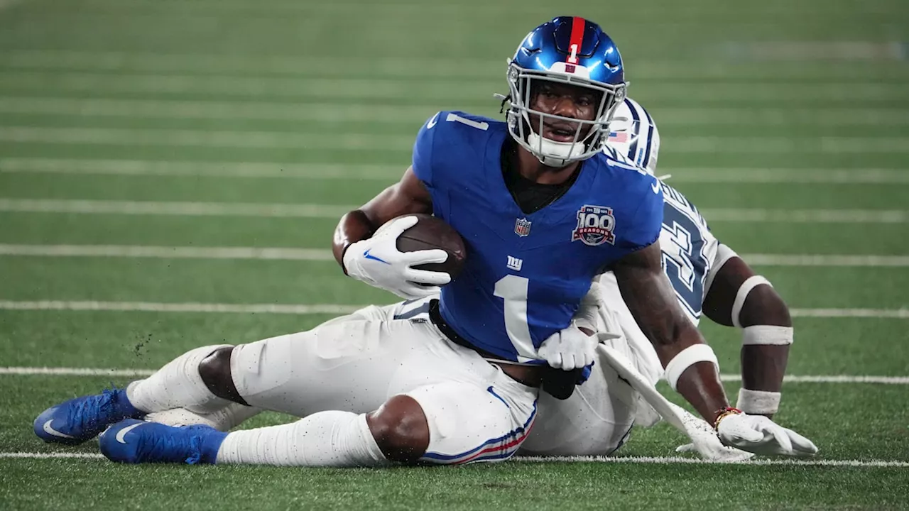 Giants Receiver Malik Nabers in Concussion Protocol