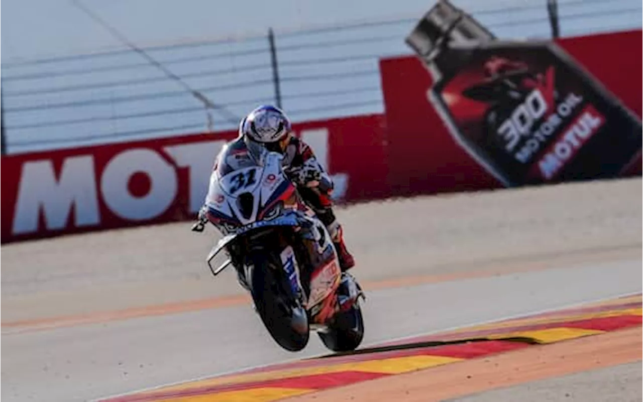 Superbike ad Aragon: BMW sugli scudi nelle libere, Gerloff precede Razgatlioglu