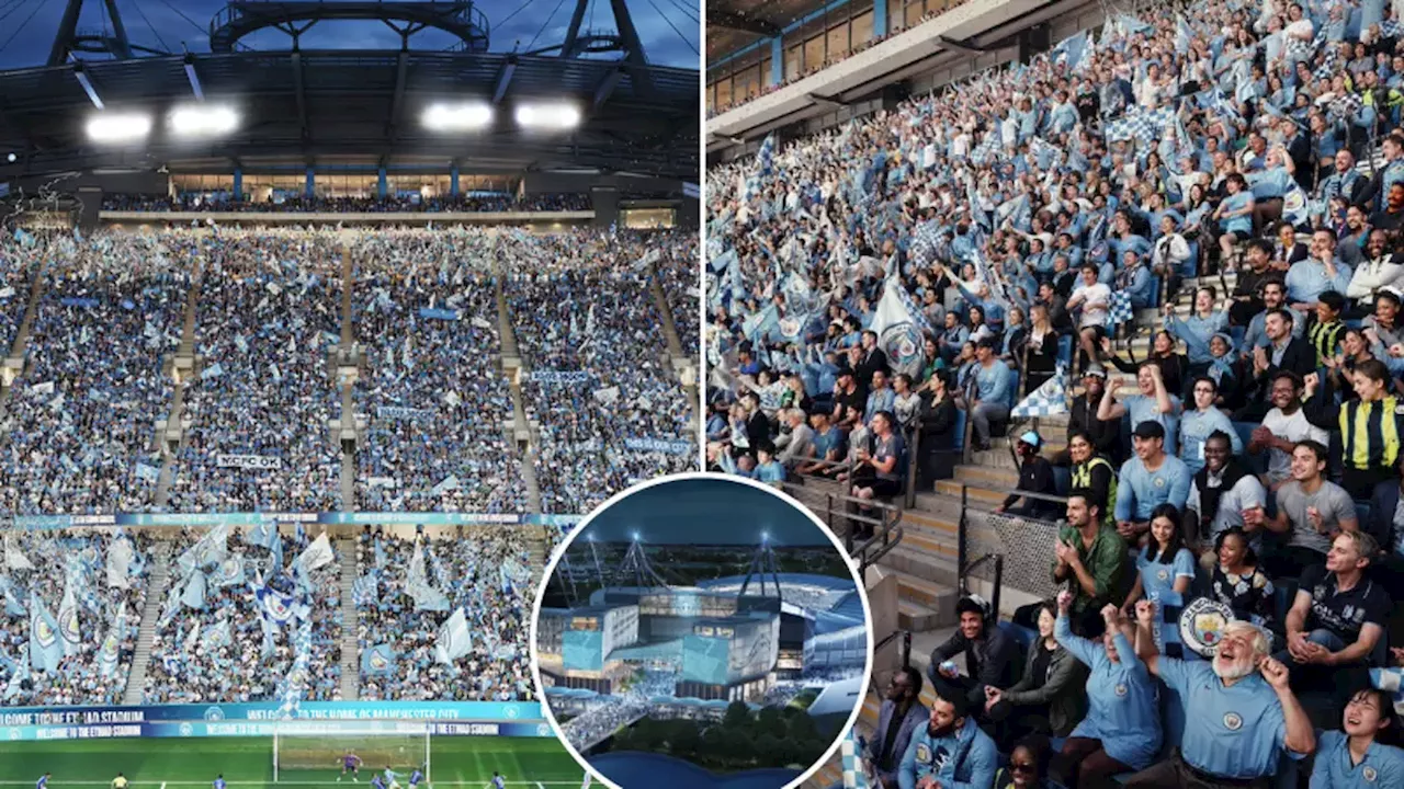 Man City fans have spotted major blunder in images of new stand expansion