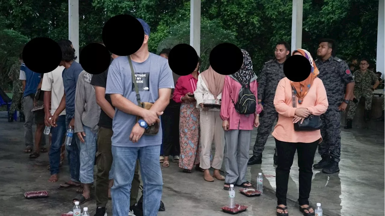 Security forces arrest 18 undocumented suspects in Tawau during operation