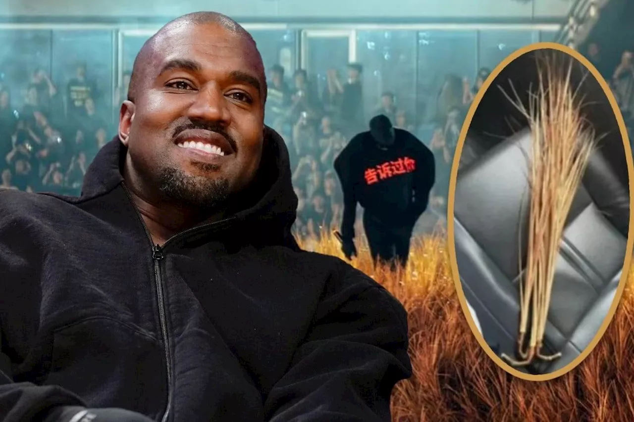 Wheatgrass stood on by US rapper Kayne West at China concert sells for US$43 post-event