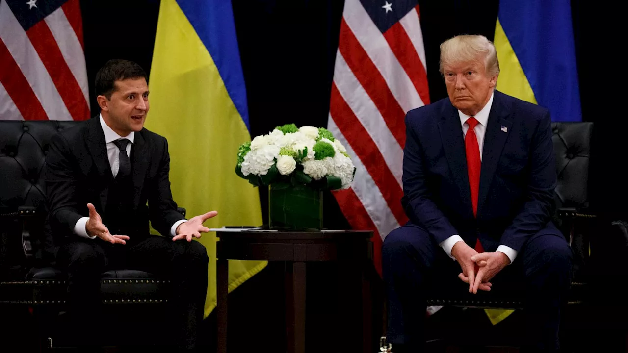 Wolodymyr Selenskyj trifft Ukraine-Kritiker Donald Trump