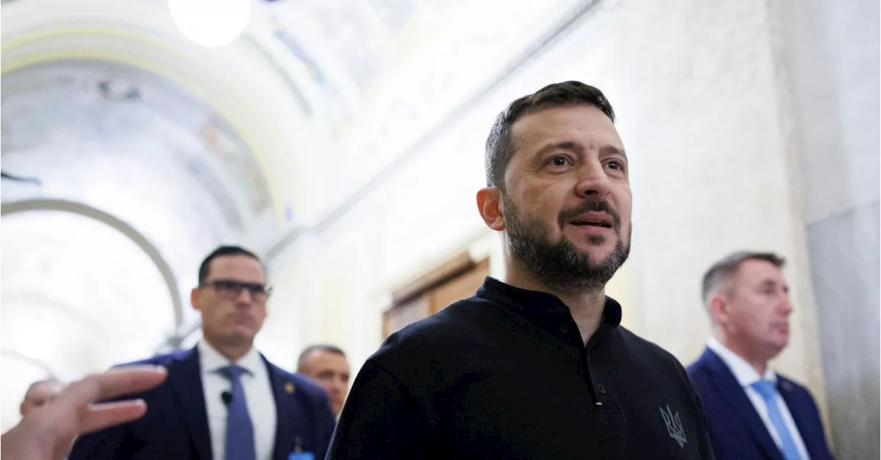 Après Joe Biden et Kamala Harris, Volodymyr Zelensky doit rencontrer Donald Trump ce vendredi, la campagne