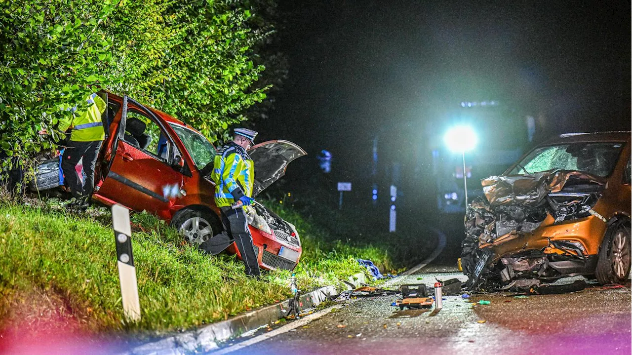 Verkehrsunfall in Baden-Württemberg: Zwei Kinder sterben bei Frontalzusammenstoß zweier Autos