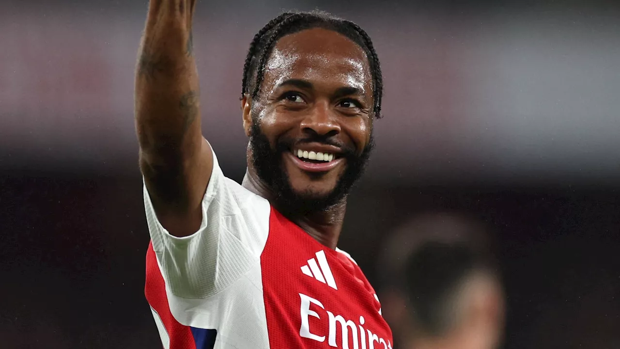 Raheem Sterling can join exclusive Premier League club in next Arsenal fixture against Leicester...