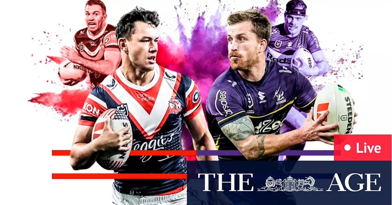 NRL finals LIVE: Melbourne Storm v Sydney Roosters