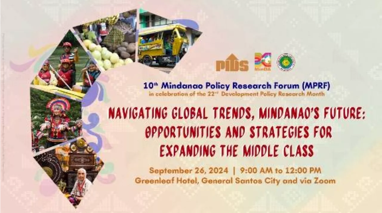 10th Mindanao policy forum focuses on strengthening the middle class