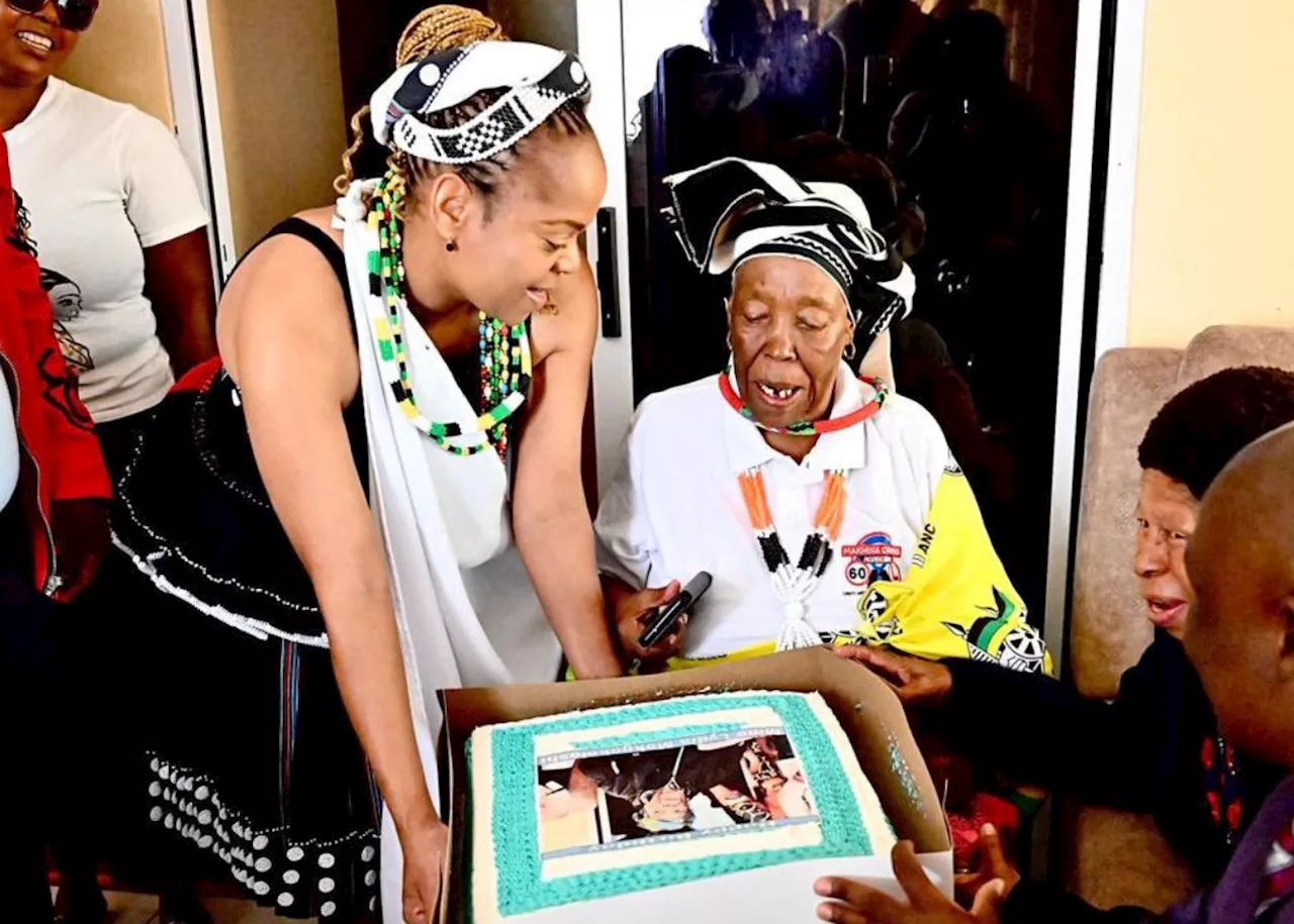 WATCH: Limpopo premier celebrates ‘Skeem Saam’ actress’ 85th birthday