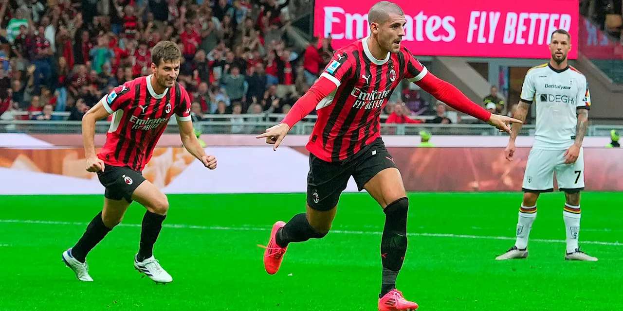 Il Milan 'prende il Toro': Morata, Theo e Pulisic stendono il Lecce in 5 minuti