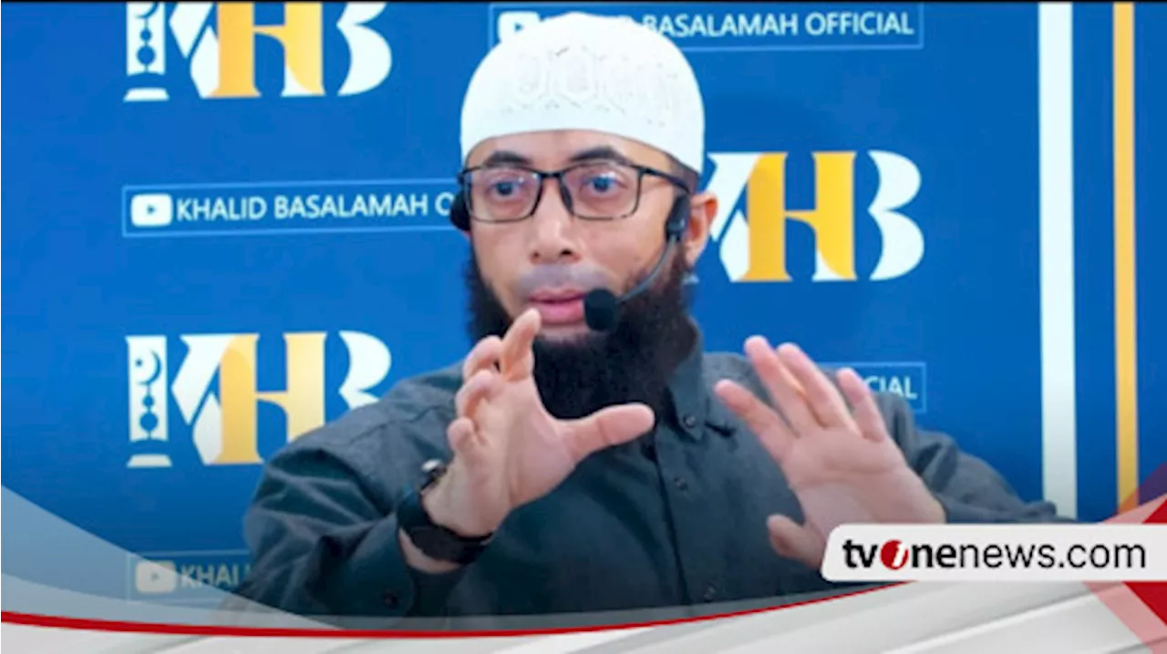 Usai Shalat Fardhu Disarankan Tidak Mengisi Amalan Doa, Ustaz Khalid Basalamah: Sebaiknya Setelah Ibadah Sunnah