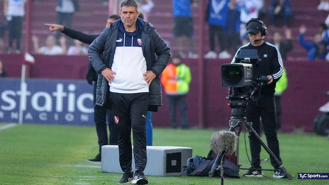 Qué dijo Vaccari después de la derrota de Independiente ante Vélez por la Copa Argentina