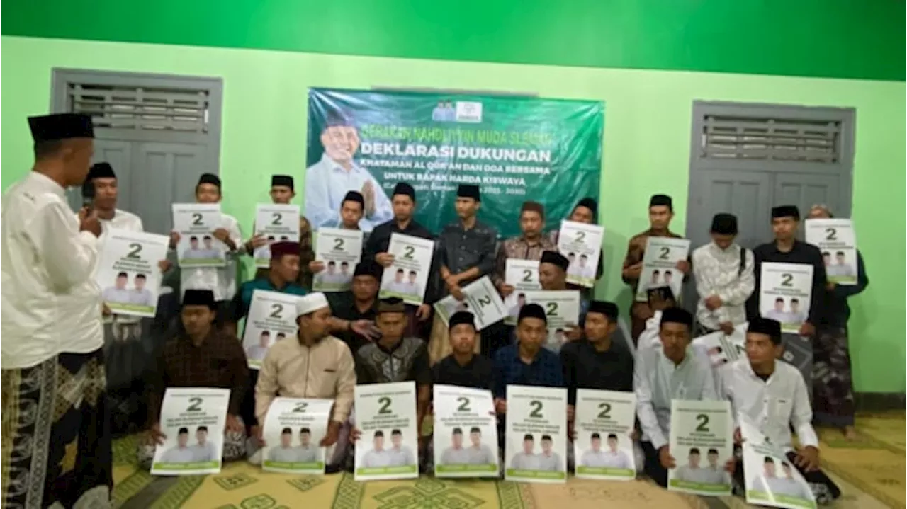 Nahdliyin Muda Deklarasi Dukung Harda-Danang di Pilkada Sleman 2024