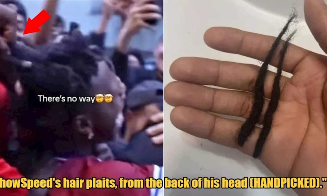 Someone in KL is Selling Hair Allegedly from IShowSpeed's Head on FB Marketplace for RM100k