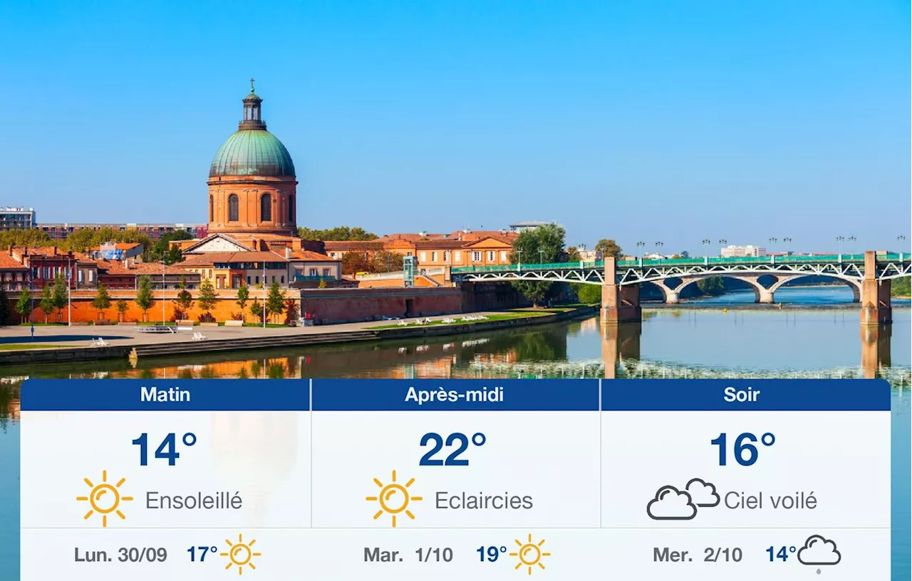 Météo Toulouse: prévisions du dimanche 29 septembre 2024