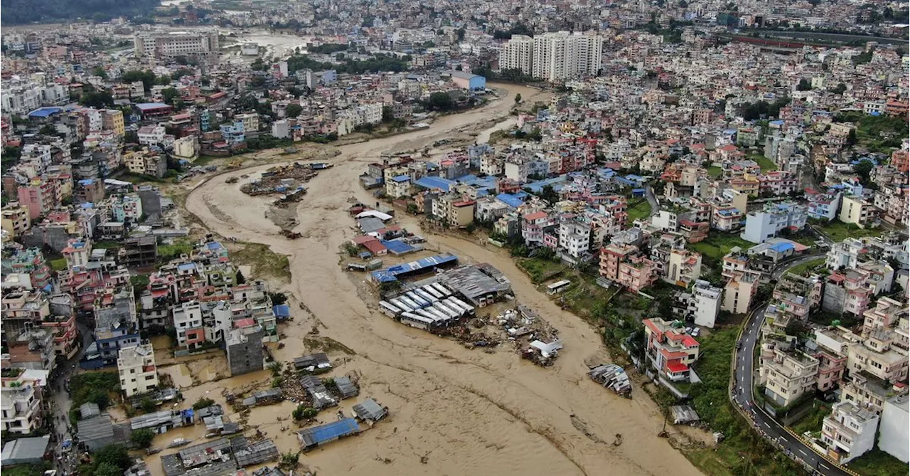 Flooding and landslides in Nepal kill at least 66 people, with as many again still missing