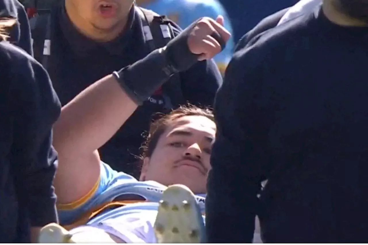 La terrible blessure de Posolo Tuilagi avec l'USAP face à Clermont : l'émoi sur les réseaux sociaux