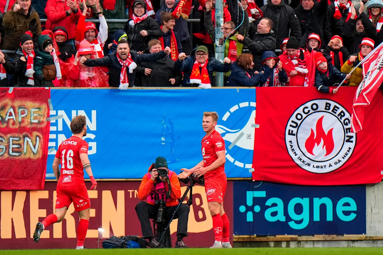 Brann med viktig seier i medaljekampen – Haugesund sløste med sjansene