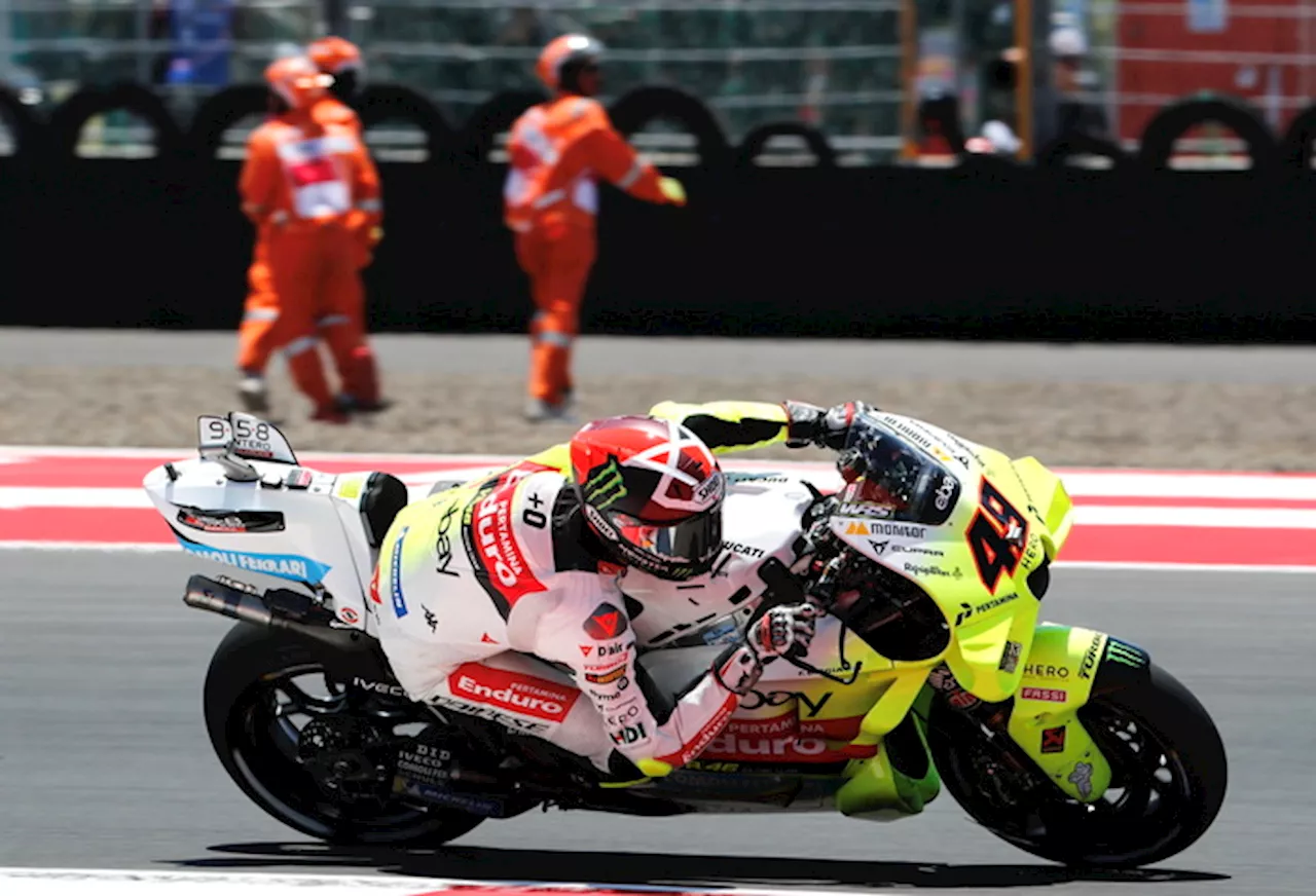 MotoGp, Fabio di Giannantonio nelle qualifiche in Indonesia