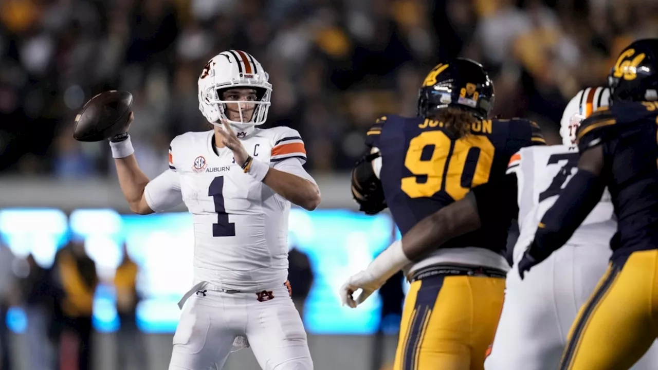 Payton Thorne to Start at Quarterback for Auburn Against Oklahoma