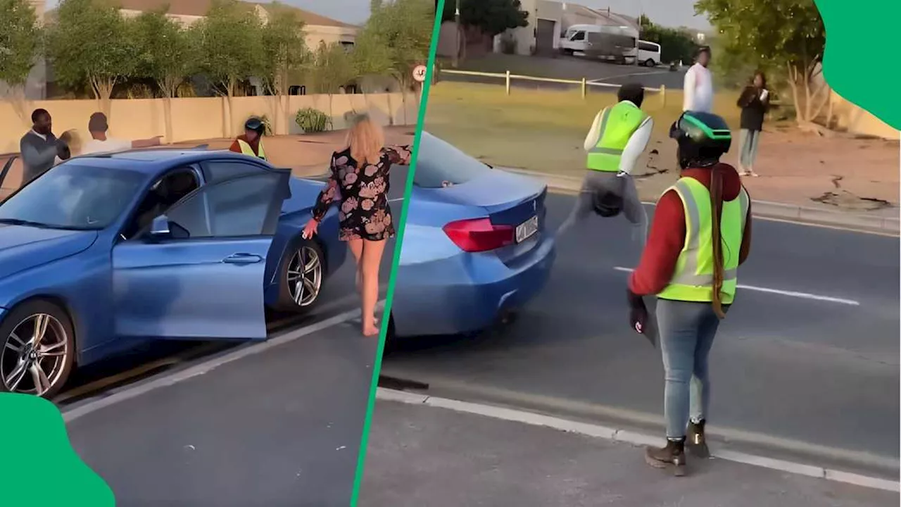 Cape Town Roadside Scuffle in Parklands Pits Scooter Drivers and Couple in BMW