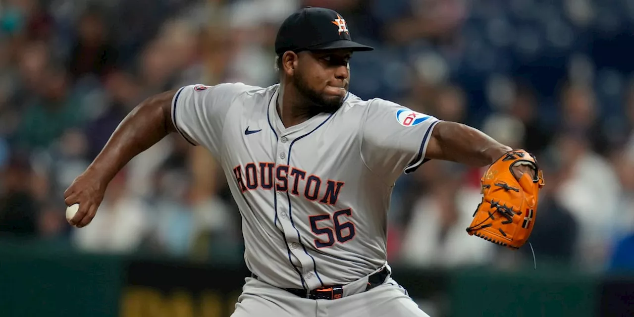 Houston pitchers combine for 3-hitter, Astros down Guardians 5-2 in matchup of AL division champs