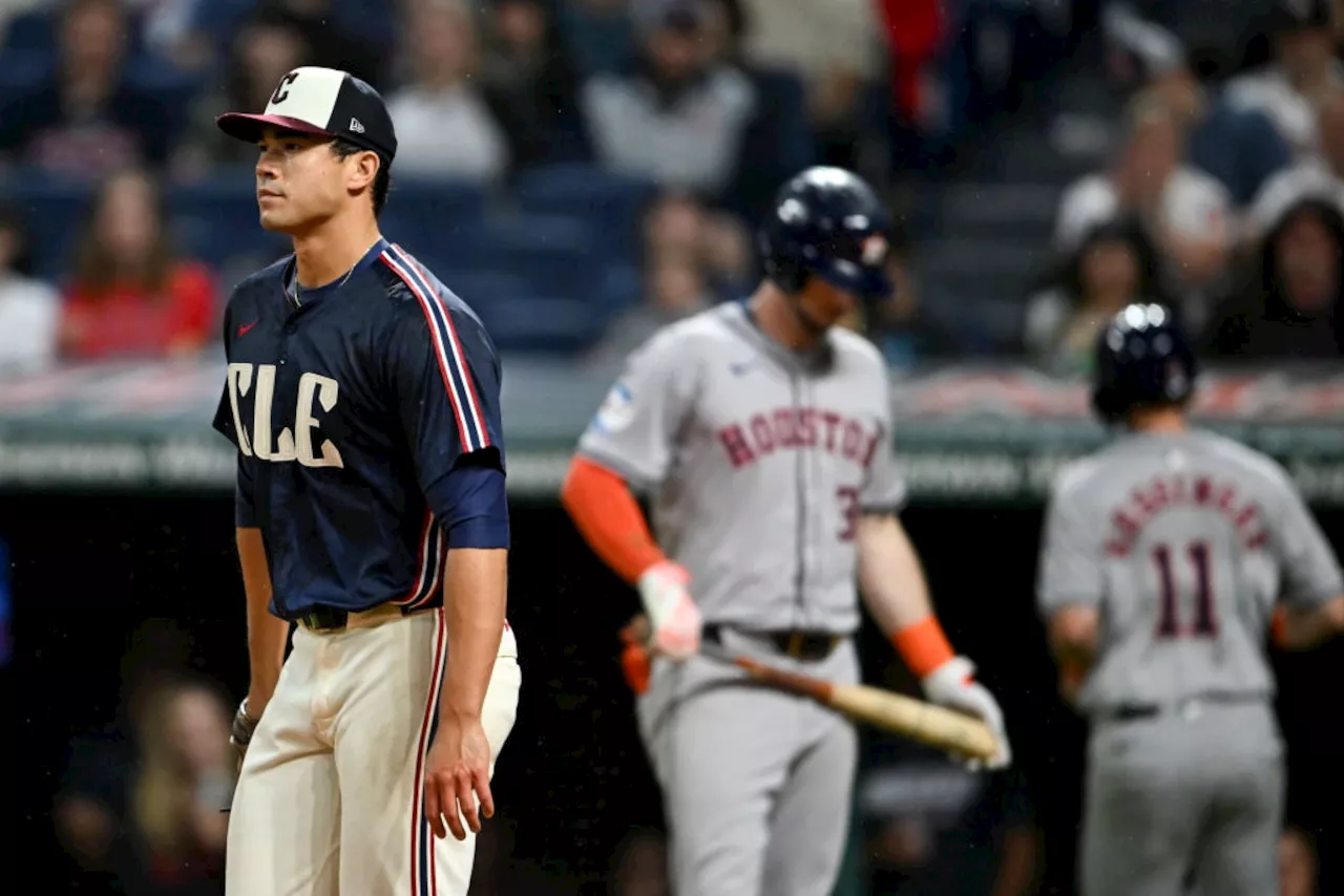 Guardians find their offense a little too late in 5-2 loss to Astros