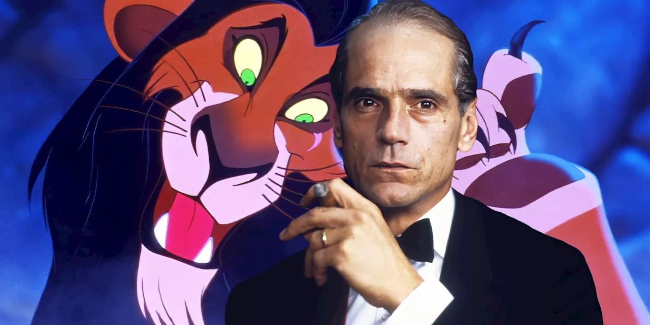 How Jeremy Irons' iconic role as Scar perfectly captures his chilling duplicity