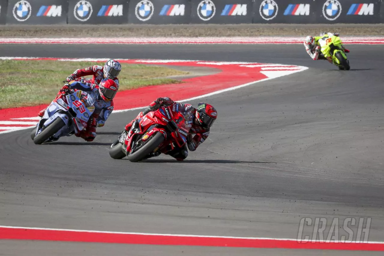 2024 Indonesian MotoGP: Francesco Bagnaia wins sprint after Martin crashes from lead