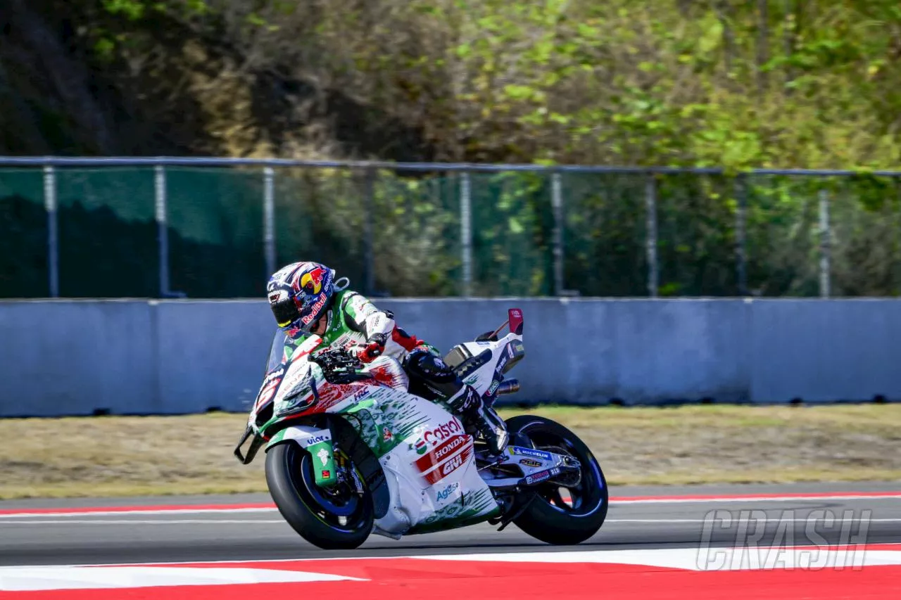 Zarco hails eighth in Indonesia sprint as Honda's progress continues