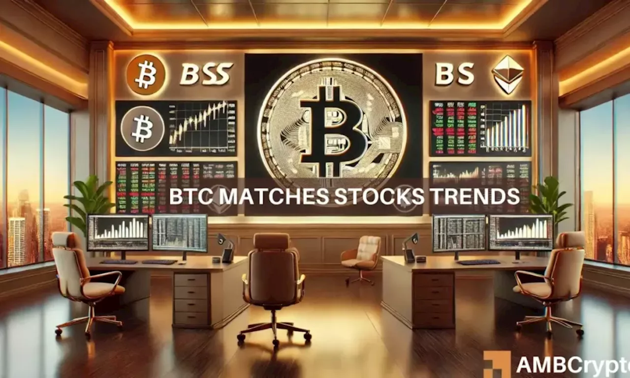 Bitcoin's Correlation With US Stocks Hits Two-Year High Amid Positive Market Sentiment