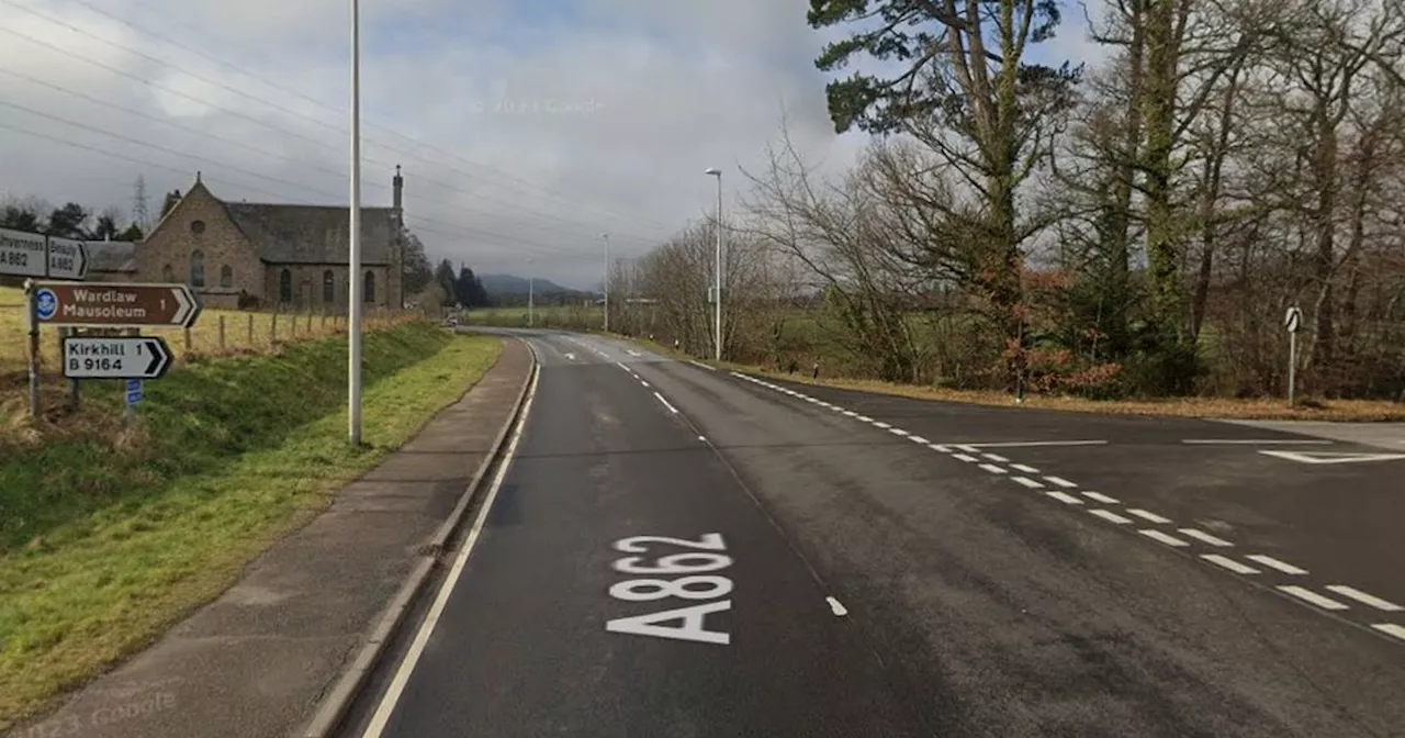 Three people rushed to hospital after multi-vehicle crash on busy Scots road