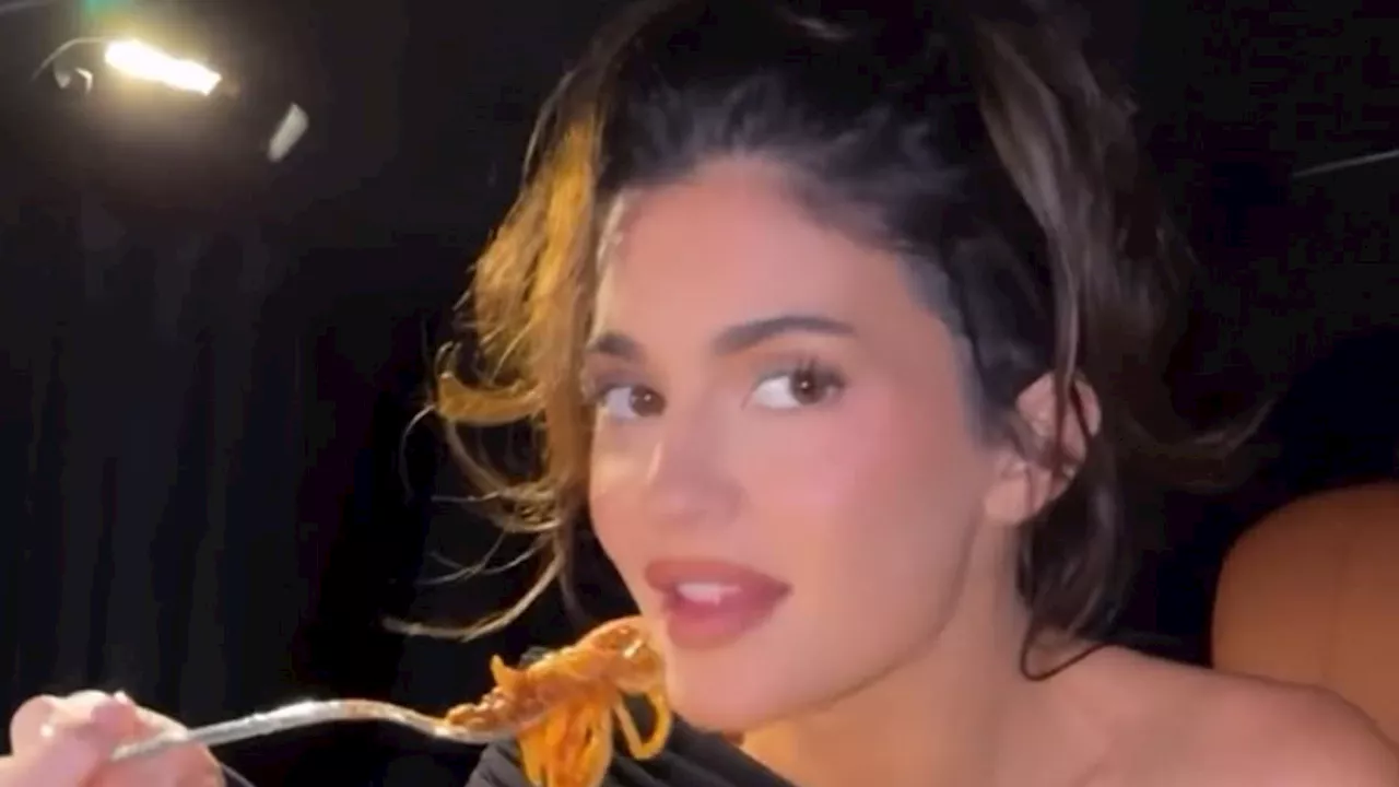 Kylie Jenner Enjoys Parisian Pasta While Celebrating Khy Collaboration