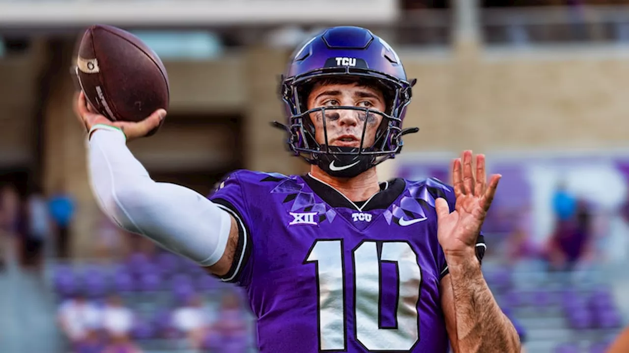 Josh Hoover breaks out as TCU beats Kansas at Arrowhead Stadium