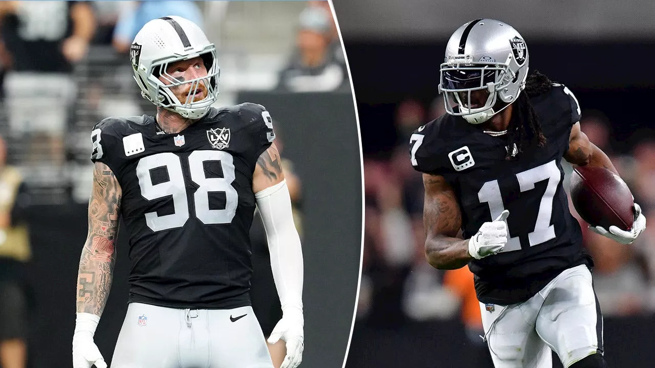 Raiders' Maxx Crosby, Davante Adams sidelined with injuries for Week 4 matchup against Browns