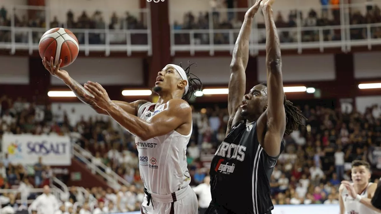 LBA: Virtus Bologna trionfa contro Trapani, grande successo di Trento