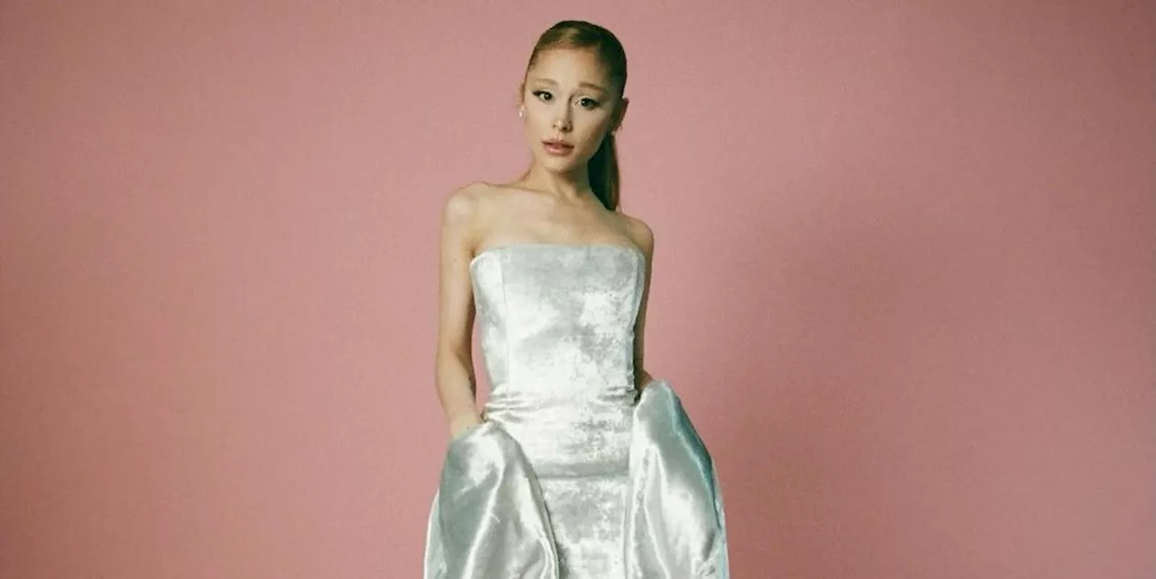 Ariana Grande Subtly Channels Elphaba in a Seafoam Green Loewe Gown