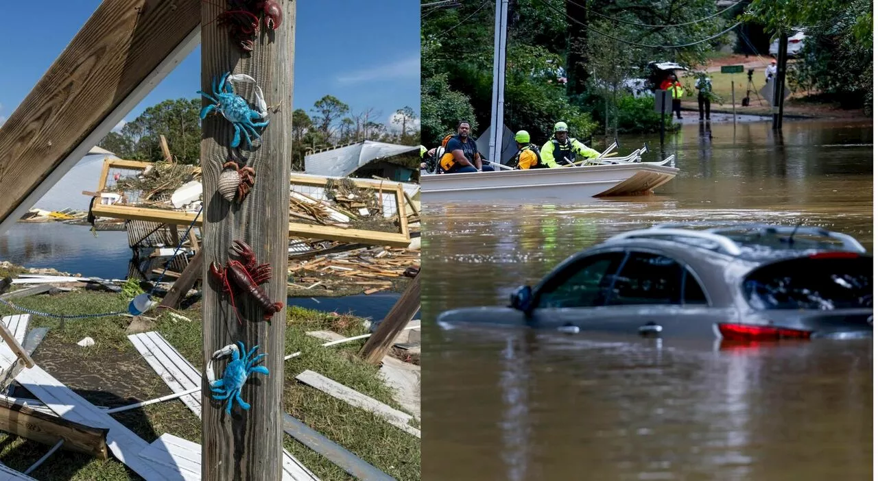 L'uragano Helene devasta la Florida: almeno 35 morti, venti fino a 225 chilometri all'ora. Gente intrappolata