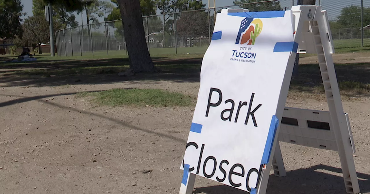 People returning to Santa Rita Park after Wednesday clear out