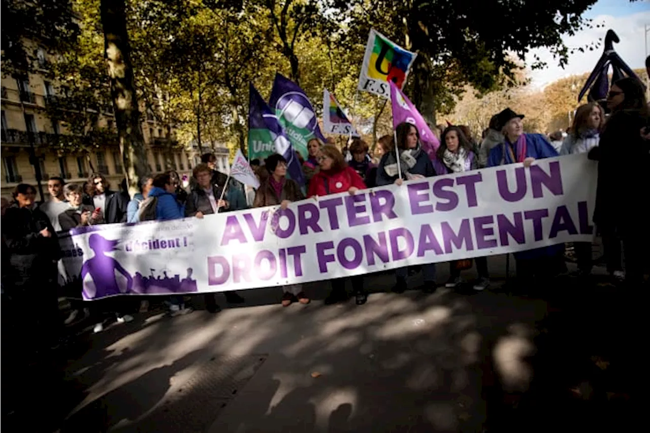 Hundreds March In Paris To Support Right To Abortion