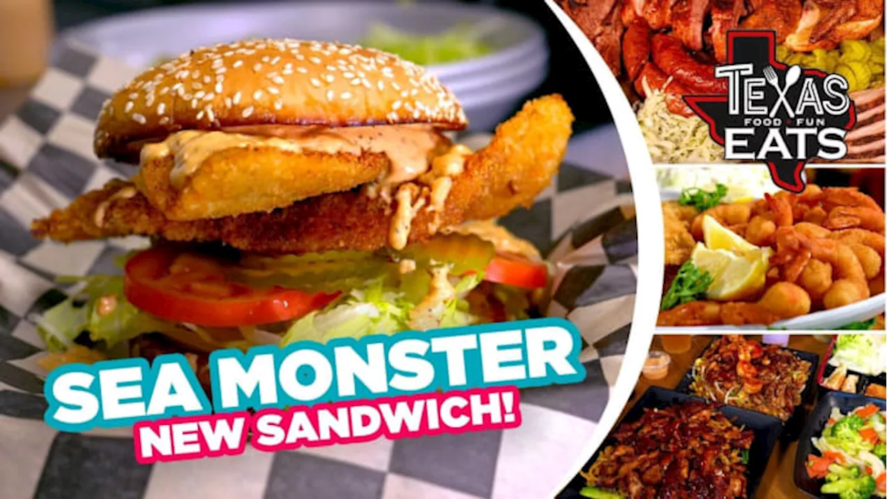 Texas Eats: Huge sea monster sandwich, new hibachi spot & all-you-can-eat Texas BBQ