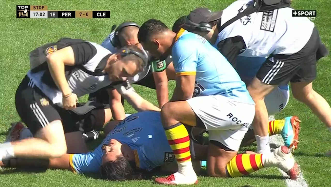 VIDEO. Perpignan-Clermont : 'L’image qu’on ne voulait pas voir…' La terrible blessure de l’international Posol