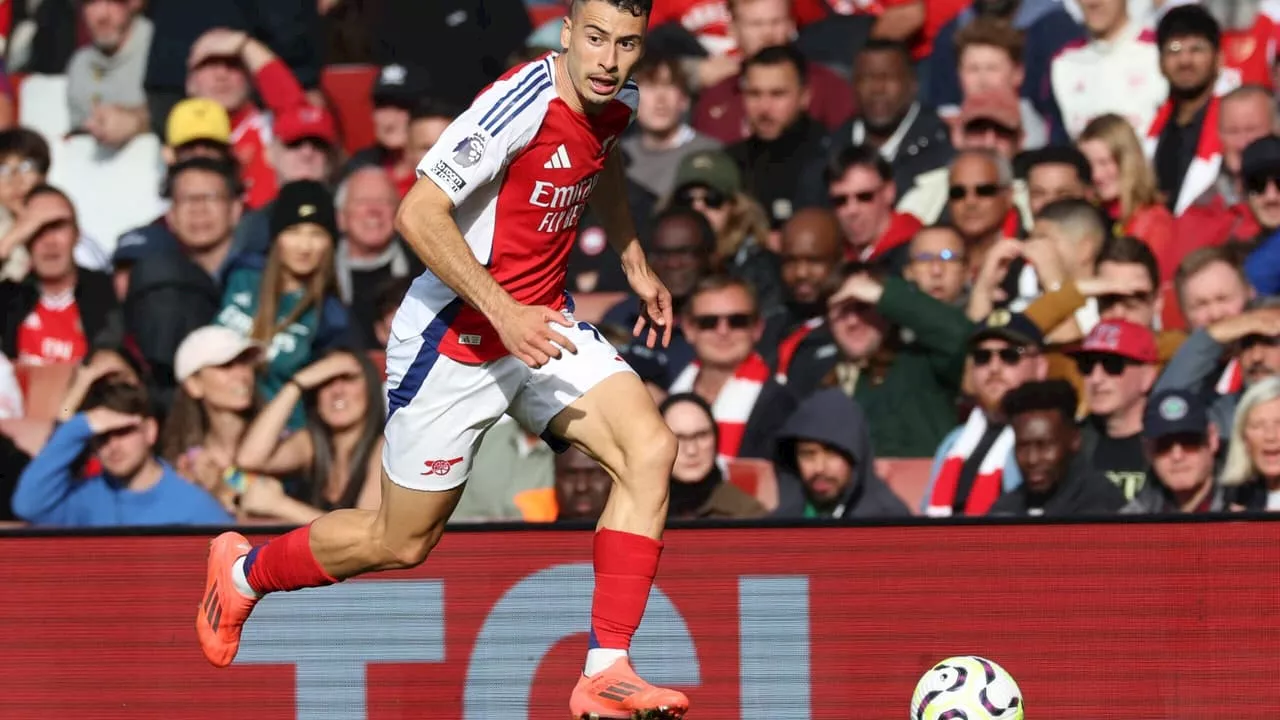 Gabriel Martinelli brilha com gol e assistência em vitória do Arsenal na Premier League