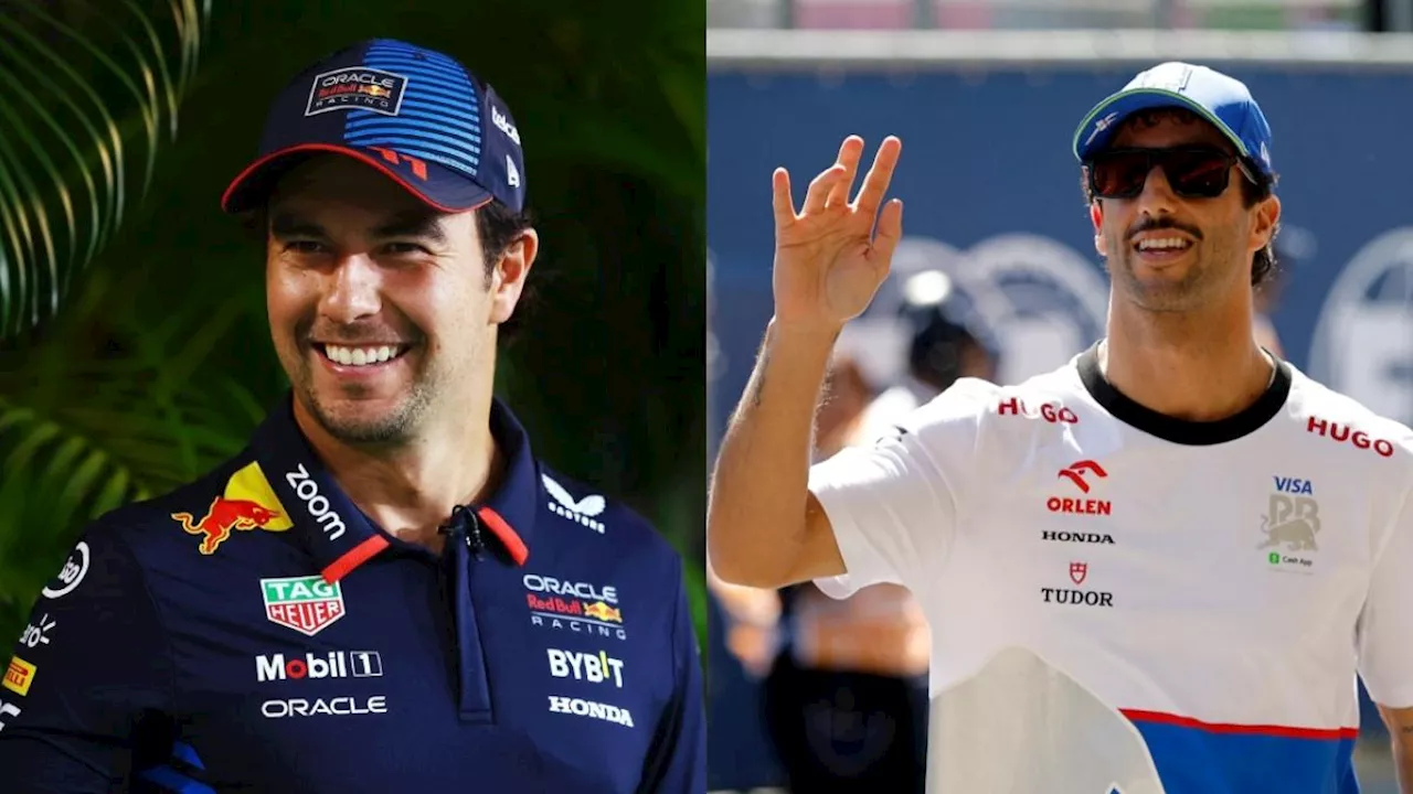 F1: Checo Pérez se despide de Daniel Ricciardo con un conmovedor mensaje (FOTO)