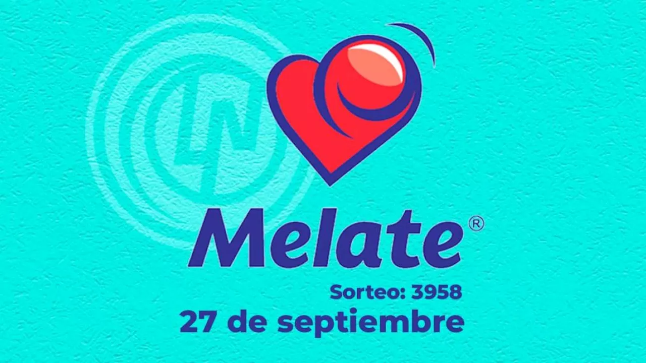 Resultados del Melate, Revancha y Revanchita sorteo 3958 | 27 de septiembre del 2024