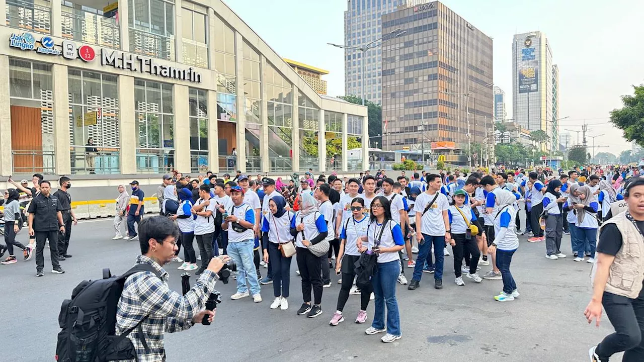 Hari Hak untuk Tahun Sedunia, Komisi Informasi Pusat Gelar Fun Walk di CFD Sudirman-Thamrin