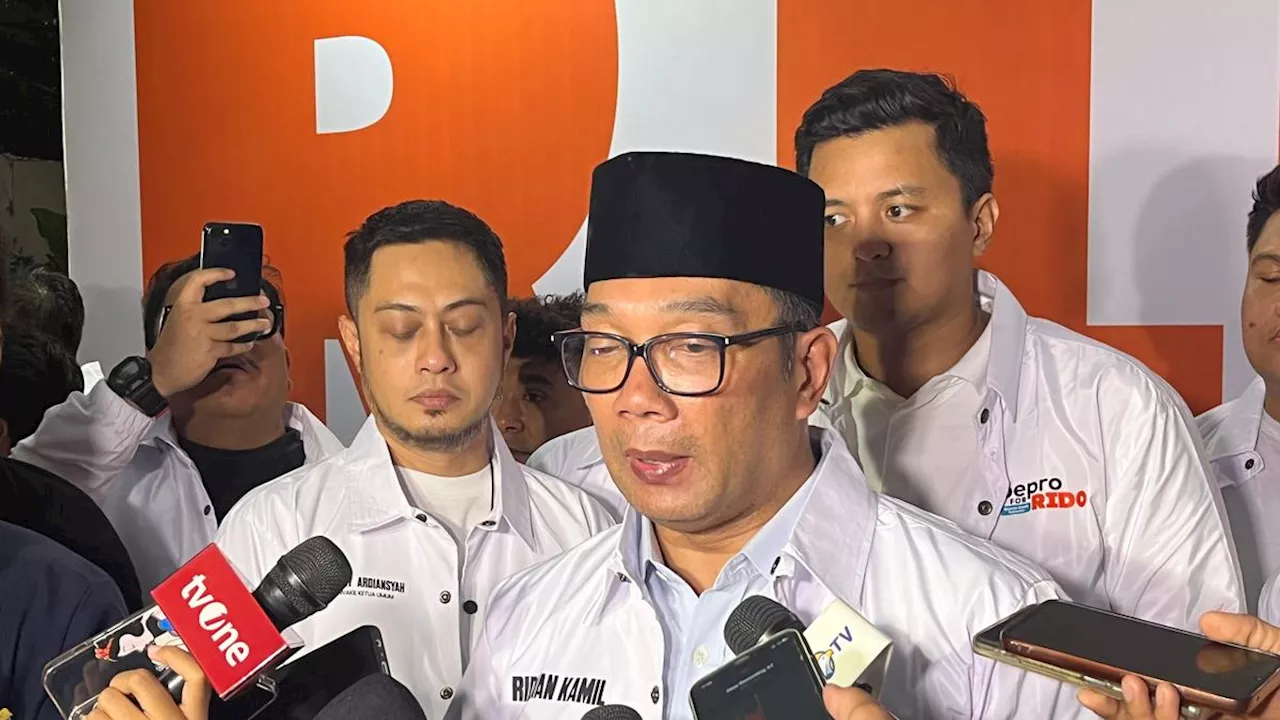 Ridwan Kamil soal Kesamaan Visi Misi dengan Anies: Intinya soal Keadilan dan Kesejahteraan