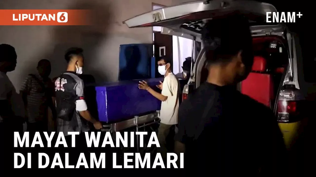 VIDEO: Usai Diautopsi, Jenazah Wanita yang Ditemukan di Lemari Dibawa Keluarga ke Banten